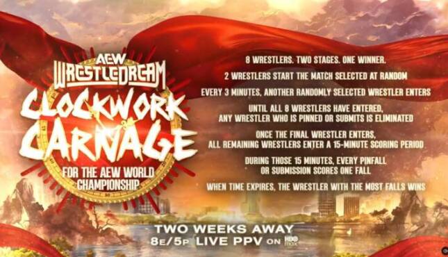 AEW WrestleDream 2026 promotional poster.