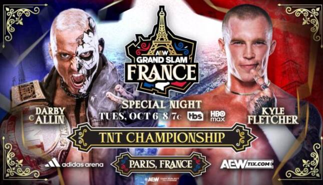 AEW Grand Slam: France promotional poster.