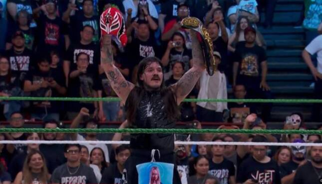 Dominik Mysterio on Oct 3rd Lucha Libre show.