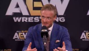Ilja Dragunov at AEW WrestleDream 2026 Post-Show