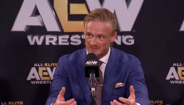 Ilja Dragunov at AEW WrestleDream 2026 Post-Show