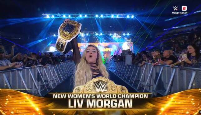 Liv Morgan at WWE Money in the Bank 2026.
