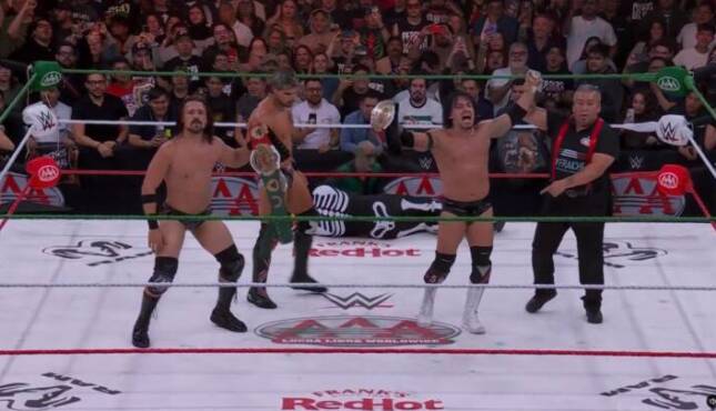 Los Perros del Mal at AAA Héroes Inmortales Week One.