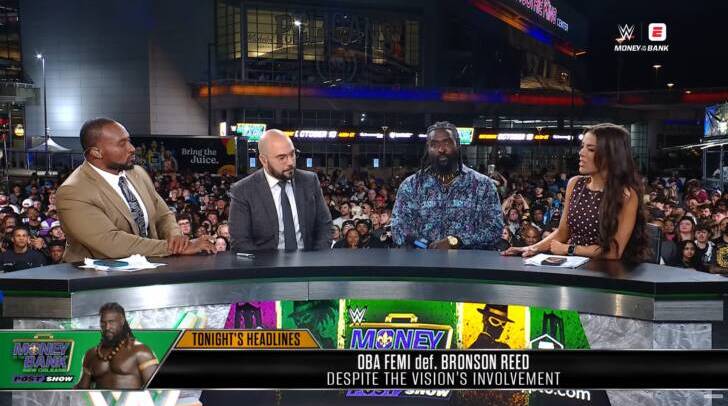 Bronso Reed Oba Femi on Bronson Reed After WWE Money in the Bank 2026: