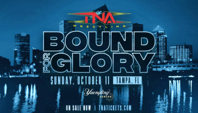 TNA Bound for Glory 2026 promotional poster.